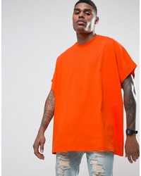 Asos Extreme Oversized T Shirt In Orange