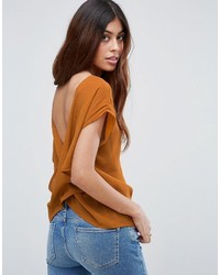 Asos Tee With Cowl Back