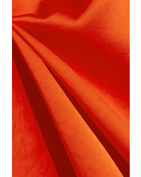 DKNY Georgette Trimmed Satin Camisole Orange