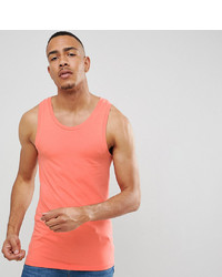 ASOS DESIGN Tall Muscle Fit Vest In Pink