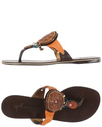 Giuseppe Zanotti Design Toe Strap Sandals