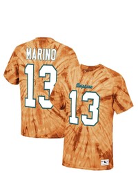 Mitchell & Ness Dan Marino Orange Miami Dolphins Tie Dye Retired Player Name Number T Shirt At Nordstrom