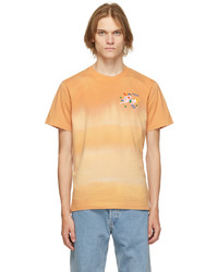 Carne Bollente Orange Organic Cotton Tie Dye Wimbledong T Shirt