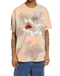 BDG Urban Outfitters Tie Dye Existence Eye Graphic Tee