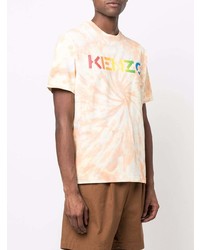 Kenzo Tie Dye Print Short Sleeved T Shirt