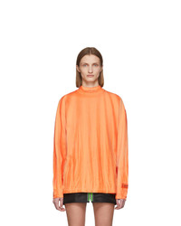 Orange Tie-Dye Long Sleeve T-shirt
