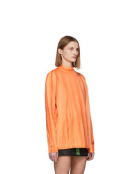 Heron Preston Orange Tie Dye Style T Shirt