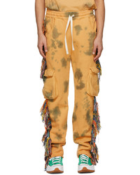 Orange Tie-Dye Sweatpants