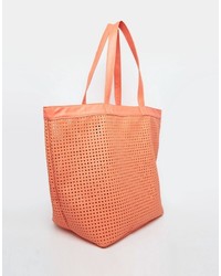 Asos Soft Cut Out Shopper Beach Bag
