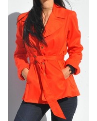 Sacha Drake Short Fitted Trench