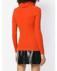 Courreges Courrges Roll Neck Fitted Sweater