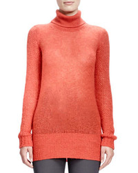 Stella McCartney Long Sleeve Turtleneck Sweater Burned Orange
