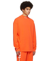 Heron Preston Orange Ctnmb Long Sleeve T Shirt