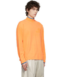 ERL Orange Turtleneck T Shirt