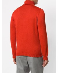Nuur Ribbed Roll Neck Fitted Sweater