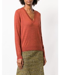 Ps By Paul Smith Deep V Neck Sweater