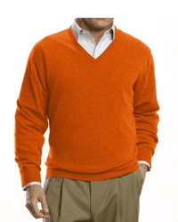 Traveler Cashmere V Neck Sweater