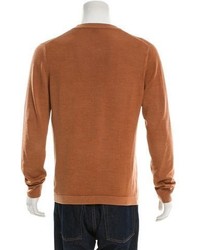 Jil Sander Wool V Neck Sweater