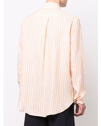 Etro Striped Button Down Linen Shirt