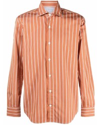 Eleventy Striped Button Up Shirt