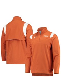 Nike Burnt Orange Texas Longhorns 2021 Team Coach Quarter Zip Jacket At Nordstrom