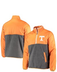 G-III SPORTS BY CARL BANKS Graytennessee Orange Tennessee Volunteers College Advanced Transitional Half Zip Jacket