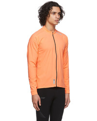Soar Running Orange Elite Tempo 30 Zip Up Sweater