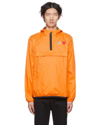 Comme Des Garcons Play Orange K Way Edition Nylon Jacket