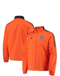 adidas Orange New York City Fc All Weather Full Zip Jacket At Nordstrom