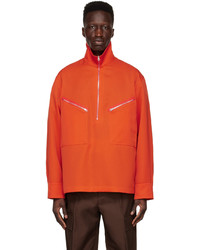 Jil Sander Orange Wool Jacket