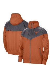Nike Texas Orange Texas Longhorns Windrunner Full Zip Jacket