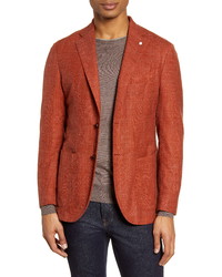 L.B.M. Fit Solid Wool Blend Sport Coat