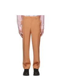 Orange Wool Chinos