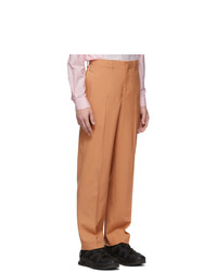 Burberry Orange Flap Trousers