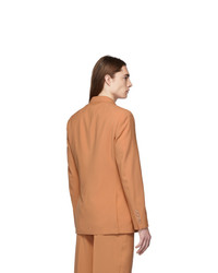 Burberry Orange Tailoring Blazer