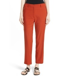 Orange Wool Pants