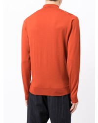 John Smedley Fine Knit Wool Polo Shirt