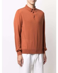 Ermenegildo Zegna Knitted Wool Polo Shirt