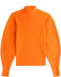 Thierry Mugler Mugler Wool Pullover With Voluminous Sleeves