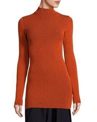 Proenza Schouler Ribbed Mockneck Sweater