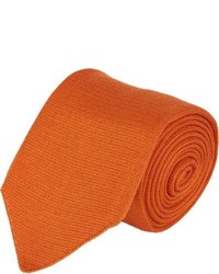 Orange Wool Tie