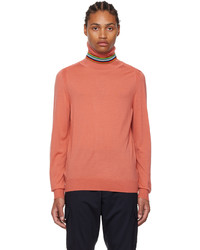 Paul Smith Pink Roll Turtleneck