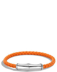 BB cord bracelet orange sapphire – yellow gold | La Brune et la Blonde