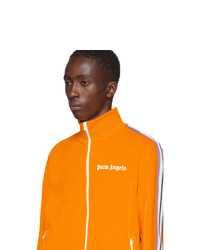Palm Angels Orange Chenille Track Jacket
