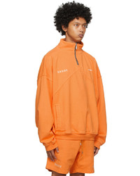 Rhude Orange Mclaren Edition Trackside Quarter Zip Sweater