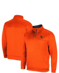 Colosseum Orange Oregon State Beavers No Tomorrow Quarter Zip Jacket At Nordstrom