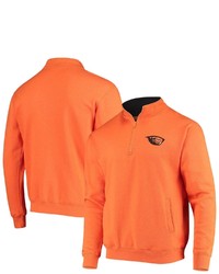 Colosseum Orange Oregon State Beavers Tortugas Logo Quarter Zip Jacket