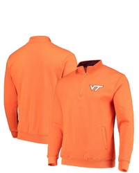 Colosseum Orange Virginia Tech Hokies Tortugas Logo Quarter Zip Jacket