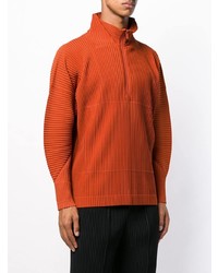 Homme Plissé Issey Miyake Pleated Zipped Jumper