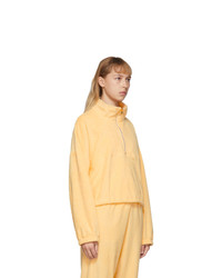 Gil Rodriguez Yellow Terry Diana Half Zip Sweatshirt